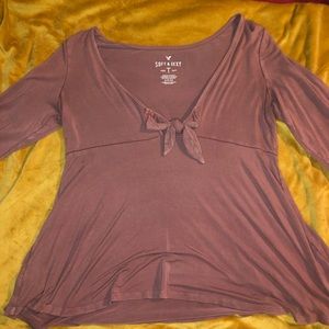 American Eagle 3/4 length sleeve top